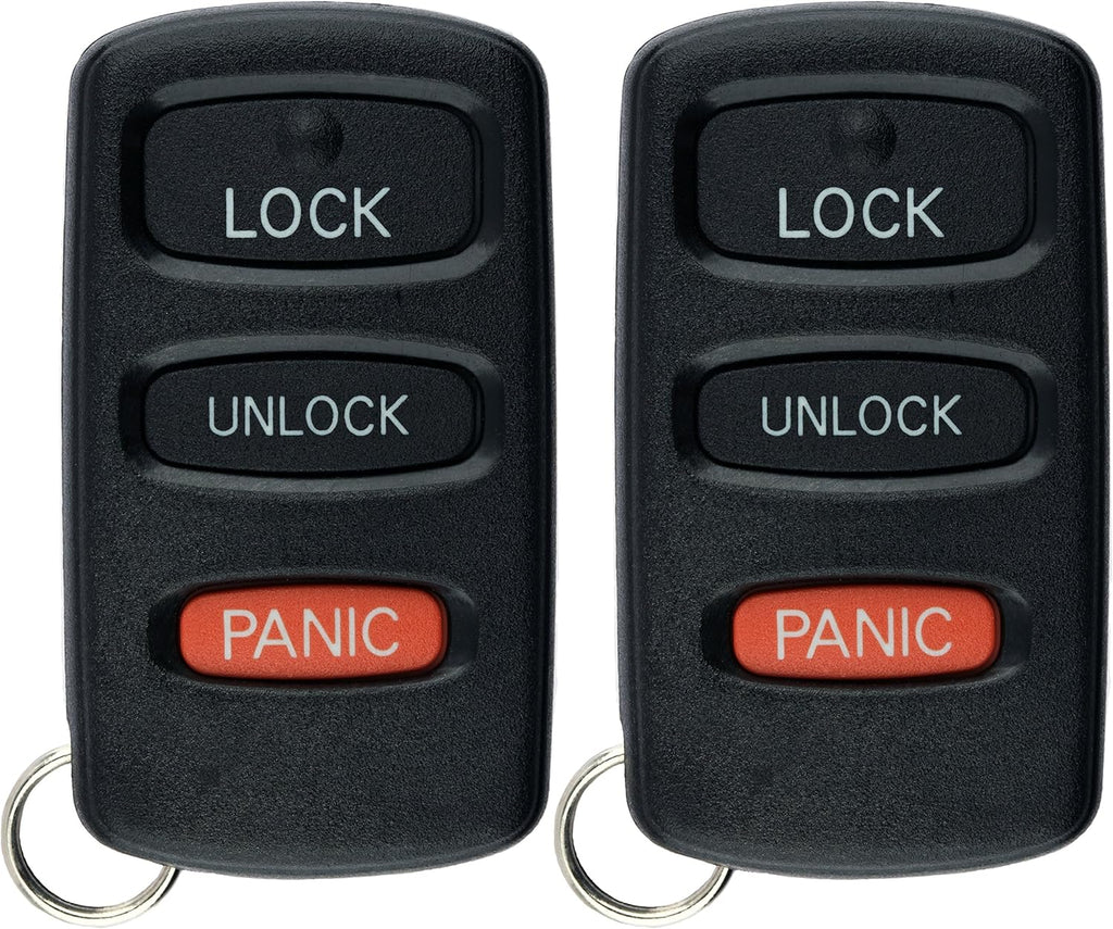 Keyless Entry Remote Car Key Fob for Mitsubishi Galant Eclipse (Pack of 2) G186931