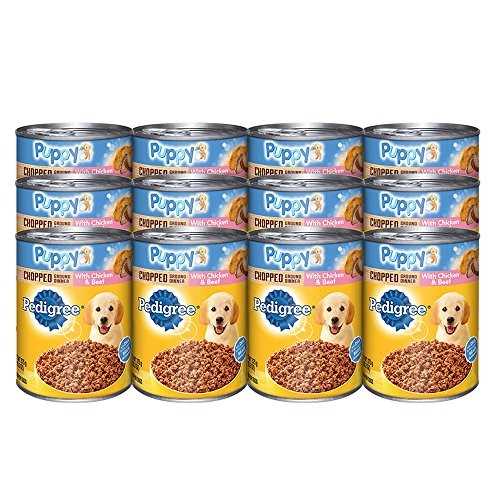 Chicken & Beef Puppy Canned Wet Dog Food, 13.2-oz, Case of 12 U629933