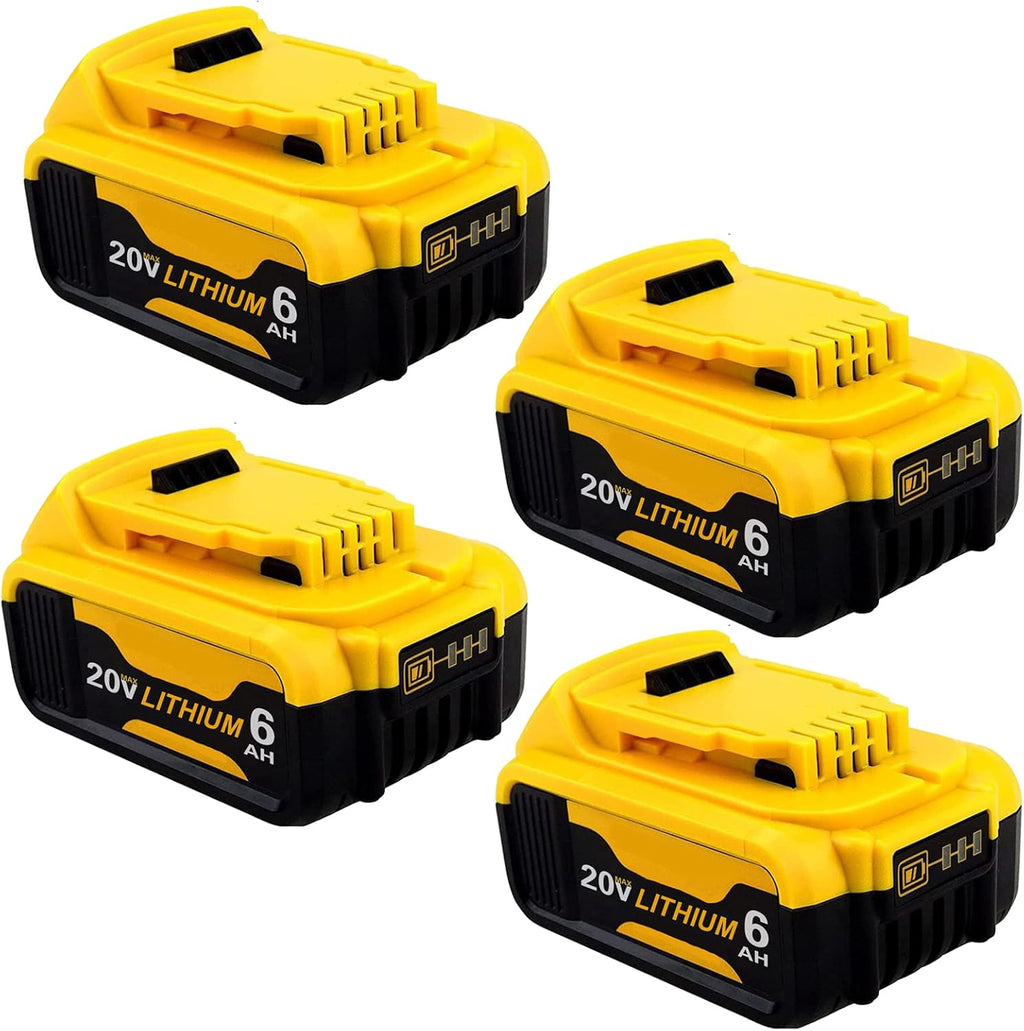 6.0Ah 20 Volt DCB206 Battery 4 Packs H4929
