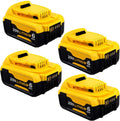 6.0Ah 20 Volt DCB206 Battery 4 Packs H4929