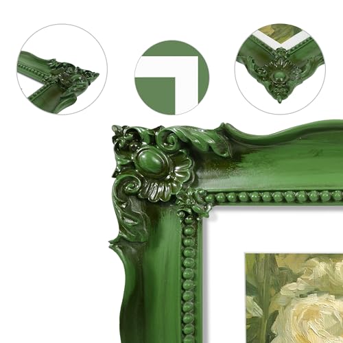 11x14 Picture Frame Matted to 8x10 Black O476