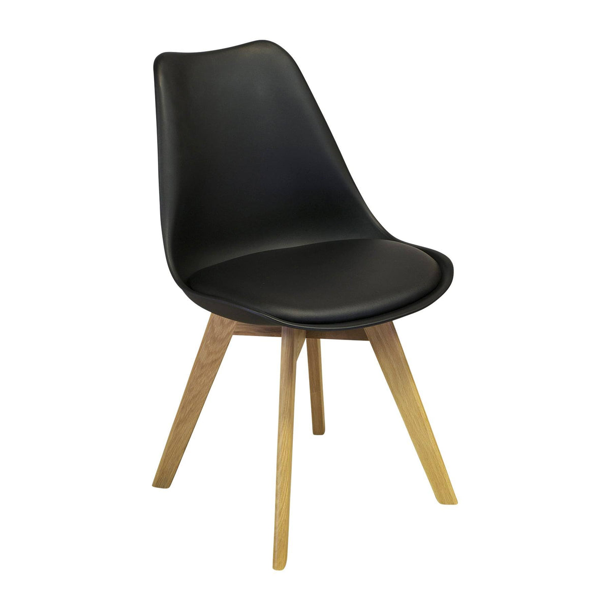 White Mid Century Modern Dining Chair U8631