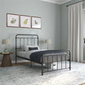 Black Twin Metal Platform Bed Frame X98107