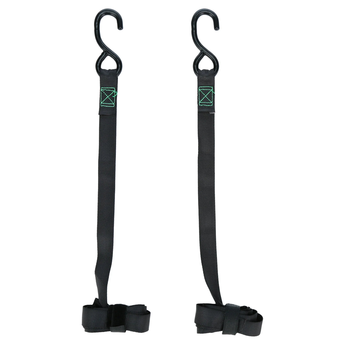 2 Pack Black Ratchet Tie Down B903505