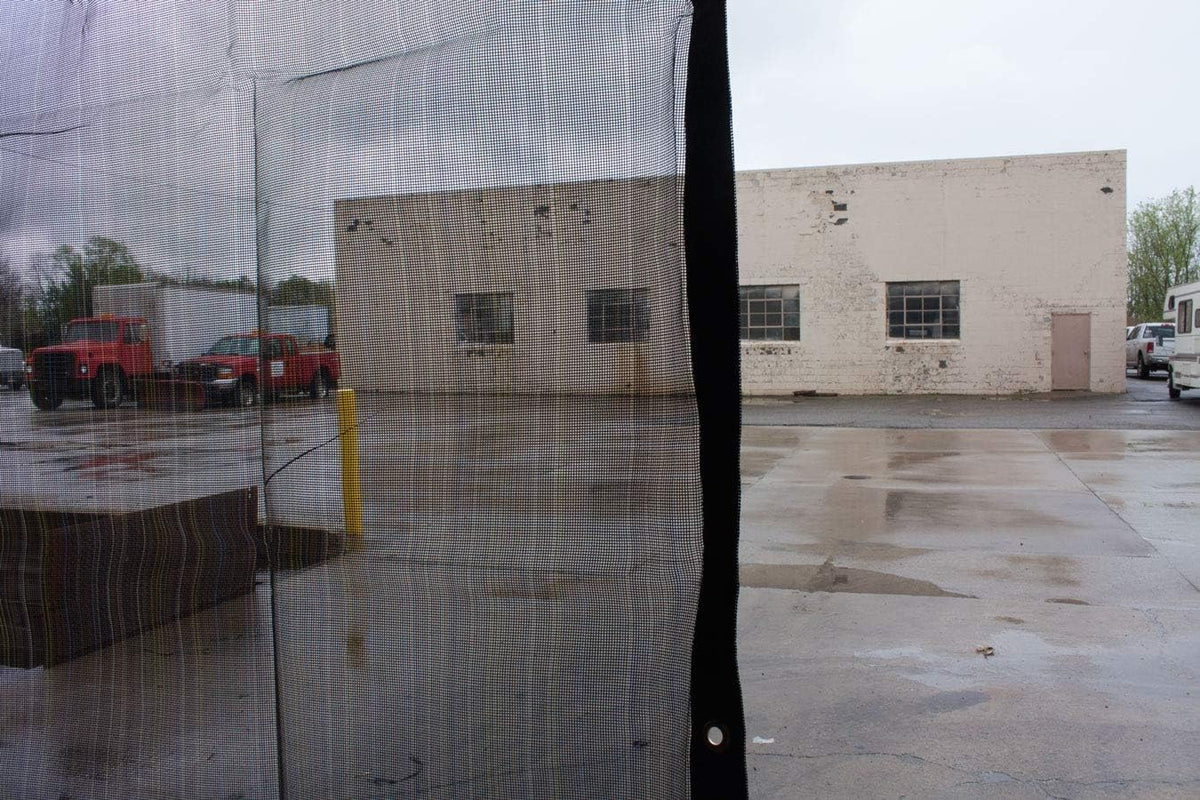 12'x24' 10oz Multi Mesh Tarp PVC Coated Poly Shade A4409