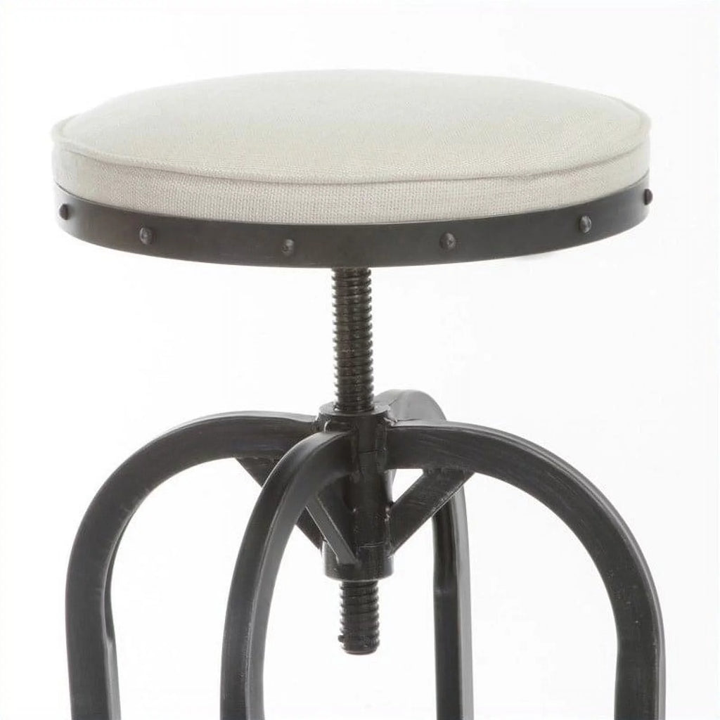 26" Off White Swivel Bar Stool X47438