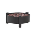Dark Charcoal Round Fire Pit Y54808