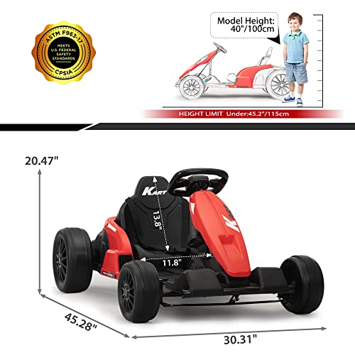 24V Electric Ride On Go Kart for Kids 4-16 Year K6541