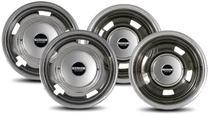 Polished 17 Inch 8 Lug Stainless Steel Wheel Simulator Kit H278