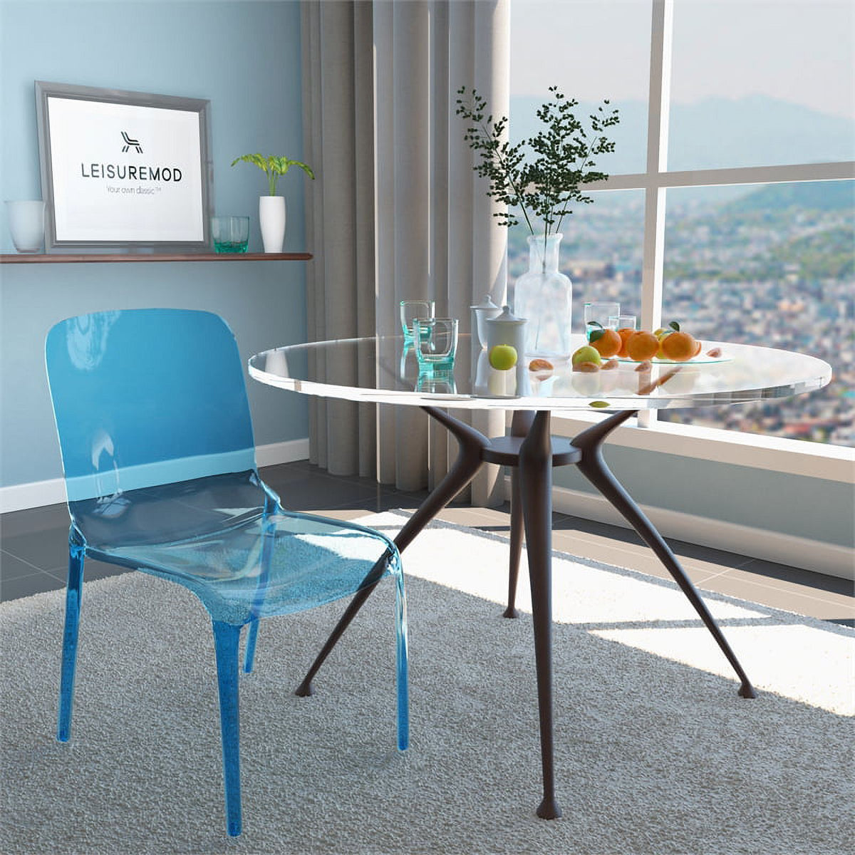 Blue Dining Side Chair Z230468