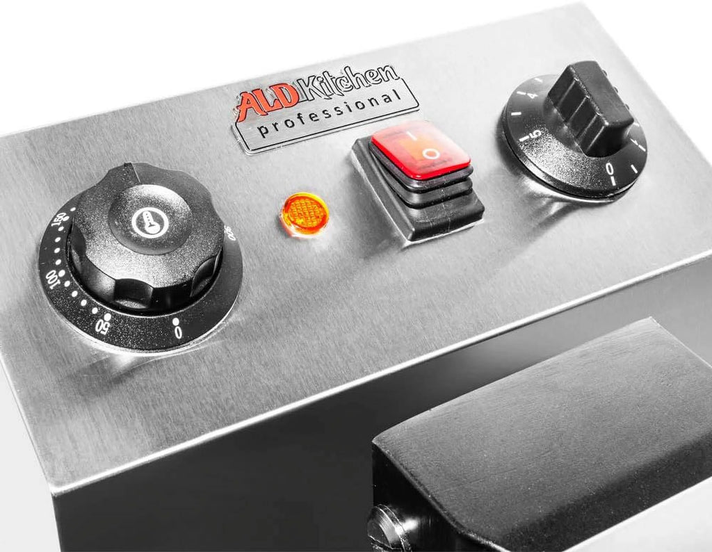 Stainless Steel Square Shaped Nonstick Egg Waffle Maker with Manual Thermostat, 1300W G44854