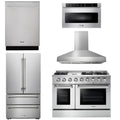 48 Gas Range, Range Hood, Refrigerator, Dishwasher, Microwave H850