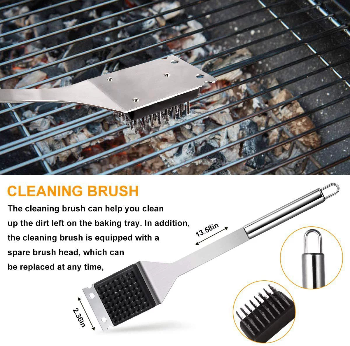 26-Piece Stainless Steel BBQ Tool Set M846