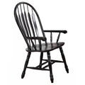 Black Cherry Distressed Antique Dining Chair S192
